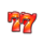 sticky stacked fire 7 77 red symbol icon