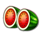 sticky stacked fire 7 watermelon symbol icon