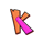 sticky wild farm 51 letter k symbol icon