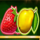 stoned joker strawberry pear symbol icon