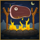 stones and bones meat symbol icon