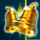 storming flame bells symbol icon