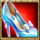 story of cinderella shoe symbol icon