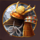 story of samurai helmet symbol icon