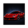 street rush red car symbol icon
