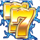 striking coin link 77 symbol icon