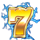 striking coin link 7 symbol icon