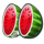 striking diamond melon symbol icon