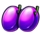 striking diamond plum symbol icon