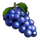 striking hot 5 grape symbol icon