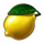 striking hot 5 lemon symbol icon