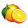 striking hot 5 orange symbol icon