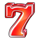 striking hot 5 seven symbol icon