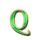 striking tiger q symbol icon