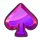 stunning 7 spade symbol icon
