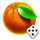 stunning cash ultra dice orange symbol icon