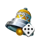 stunning crown extra dice bell symbol icon