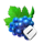 stunning crown extra dice grape symbol icon