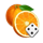 stunning crown extra dice orange symbol icon