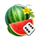 stunning crown extra dice watermelon symbol icon