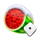 stunning snow remastered dice watermelon symbol icon