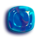 sugar burst blue symbol icon