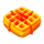 sugar burst waffle symbol icon