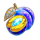 summer bling plum symbol icon
