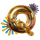 summer fireworks festival q symbol icon
