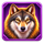 sun totem hold and win wolf symbol icon