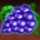sun triad grape symbol icon