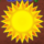 sun triad wild symbol icon