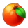 sunny fruits lock 2 spin orange symbol icon