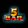 super 20 stars 5 bar symbol icon