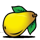 super 6 bee jackpot pear symbol icon
