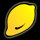 super 7 reels lemon symbol icon