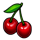 super 7 winner cherry symbol icon