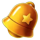 super box gold bell symbol icon
