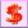 super cash drop jackpots dollar symbol icon