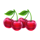 super charge the reels cherry symbol icon