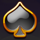 super flip black spade symbol icon