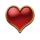 super flip deluxe heart symbol icon