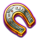 super flip deluxe horseshoe symbol icon