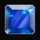 super gems blue gem symbol icon