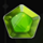super gems green gem symbol icon