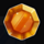 super gems orange gem symbol icon