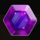 super gems purple gem symbol icon