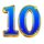 super gold link running wins 10 symbol icon