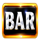 super golden spins bar symbol icon