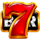 super golden spins seven bar symbol icon